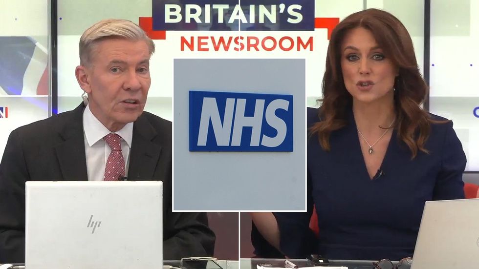 Andrew, Bev, NHS logo
