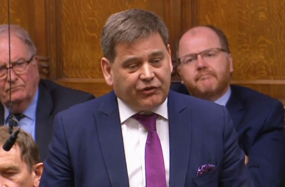 Andrew Bridgen is suing Matt Hancock for £100,000