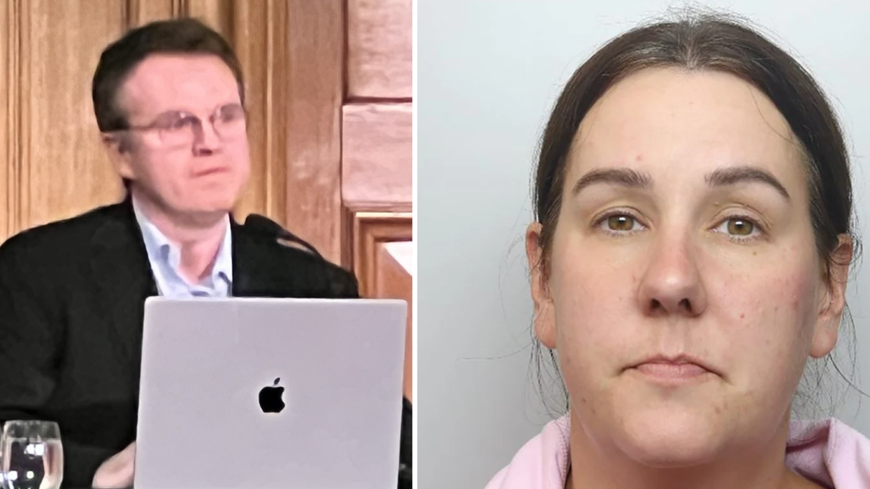 Andrew Doyle (left), Lucy Connolly (right)