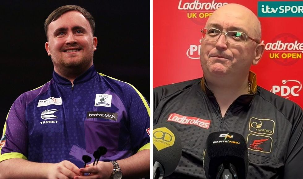 Andrew Gilding wants a rematch with Luke Littler