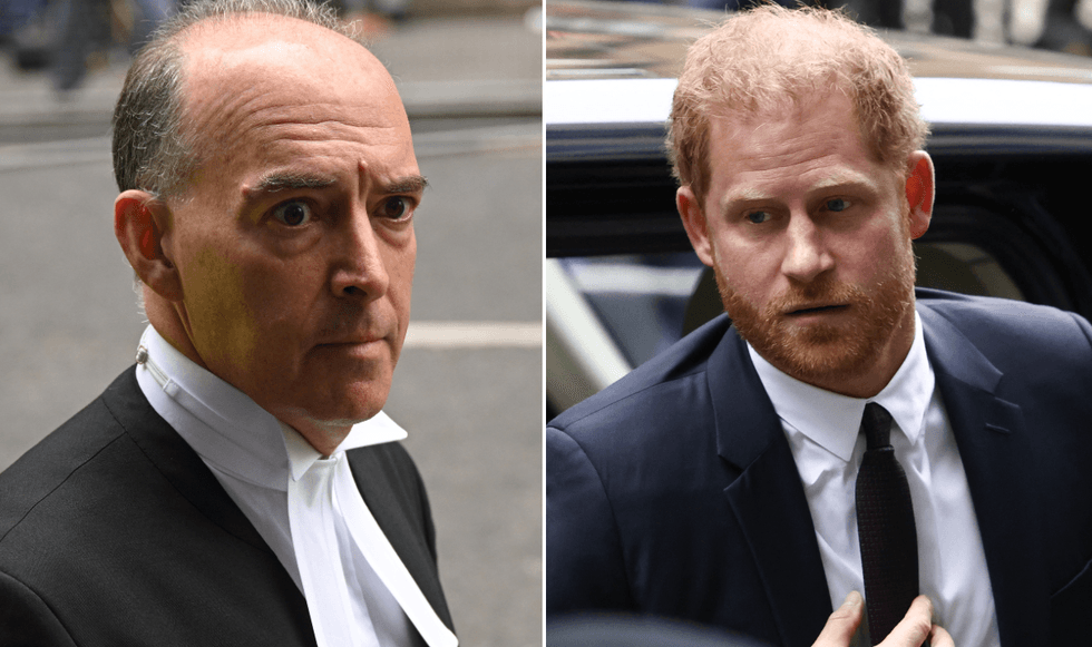 Andrew Green KC and Prince Harry