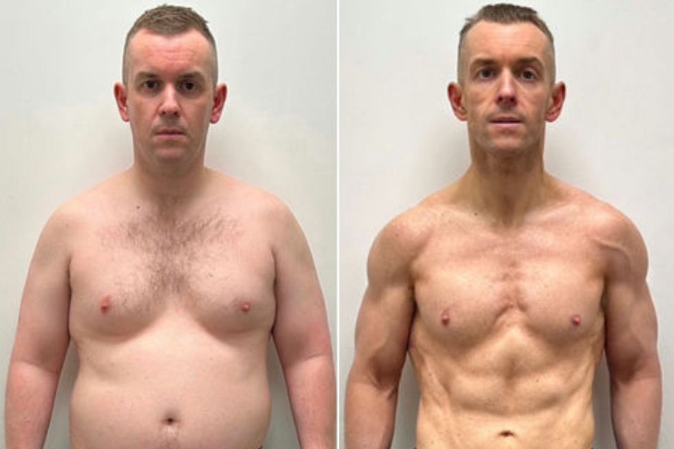 Andrew Kelly before and after