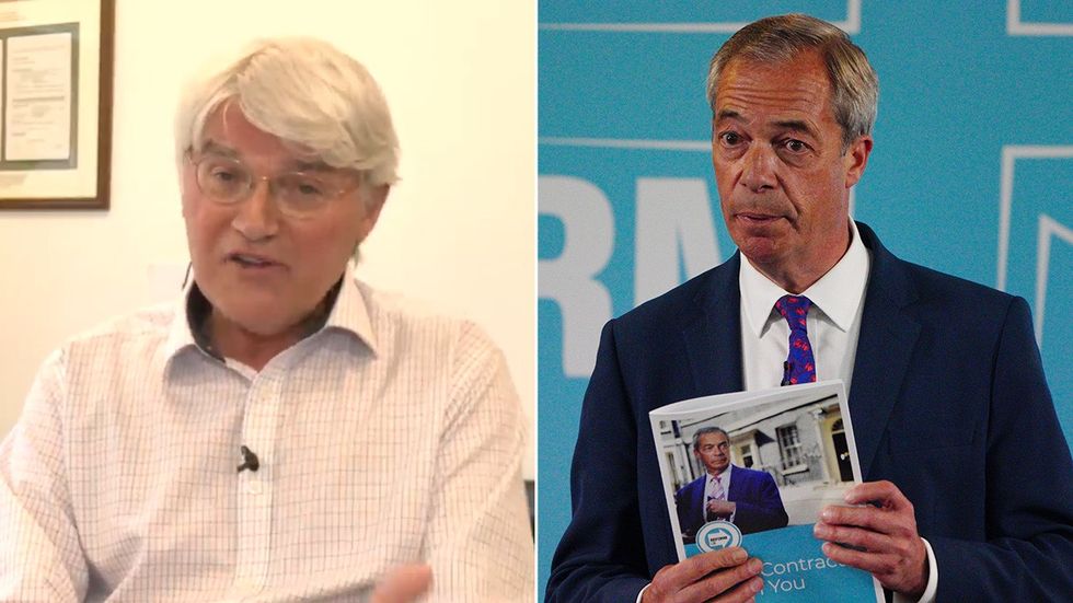 Andrew Mitchell and Nigel Farage
