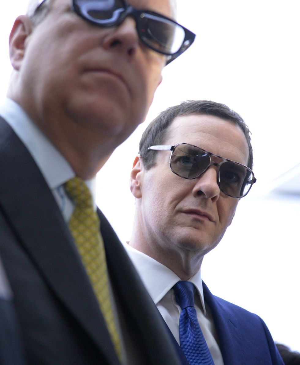 Andrew Mountbatten-Windsor and George Osborne