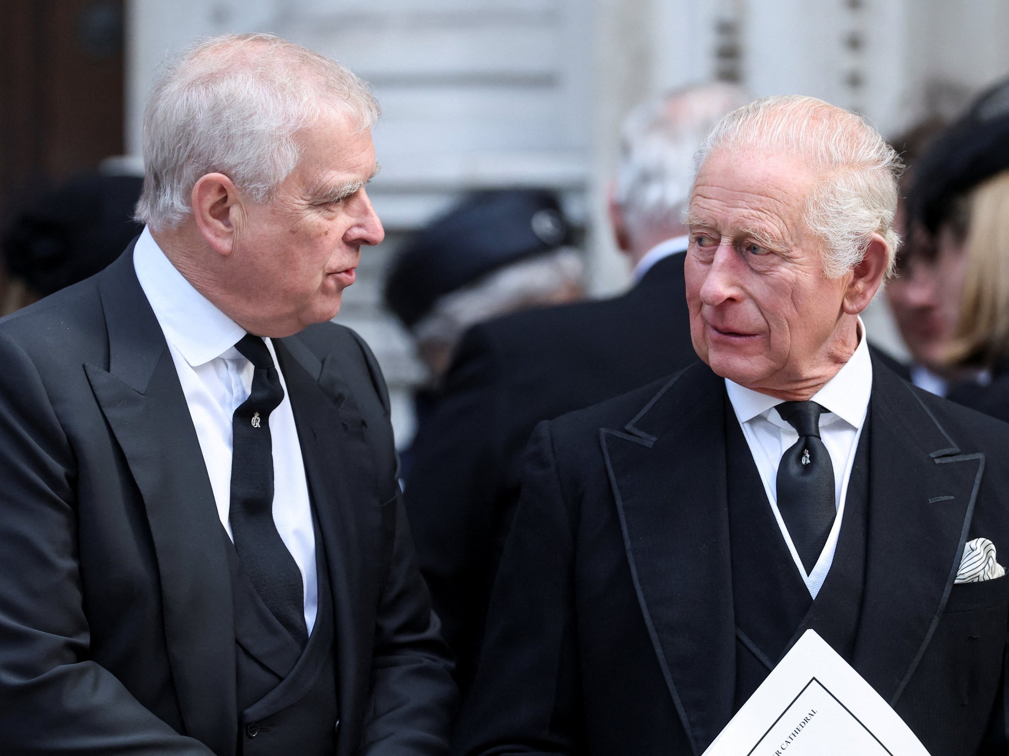 Andrew Mountbatten Windsor and King Charles