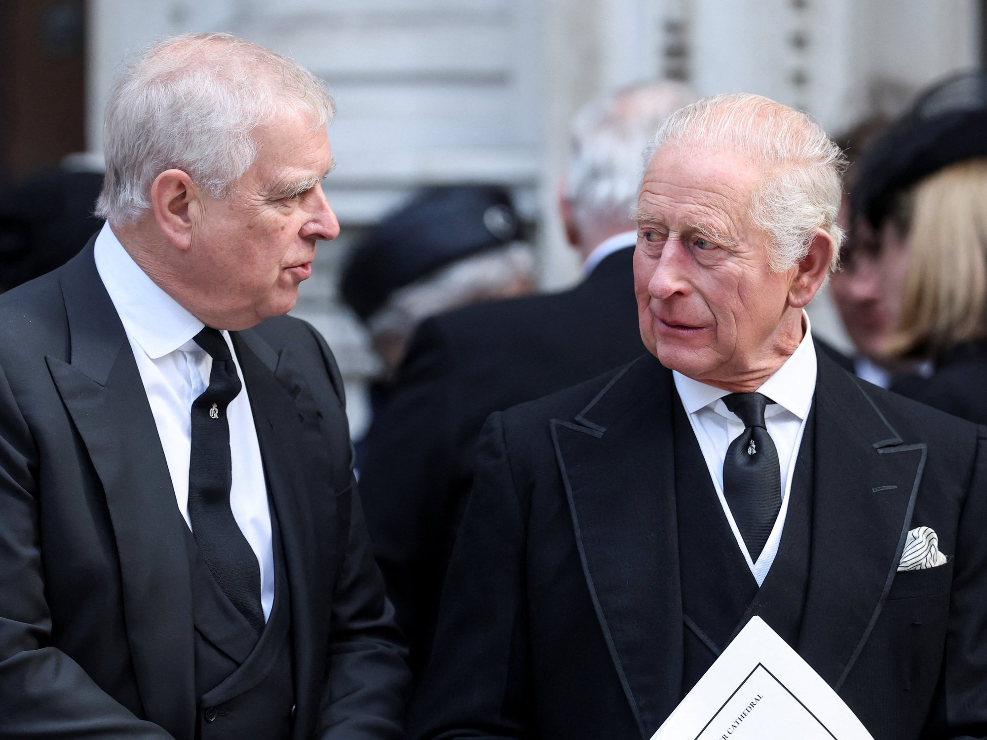 Andrew Mountbatten Windsor and King Charles