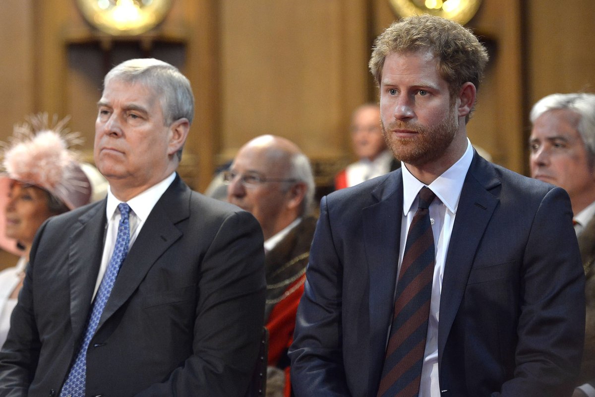 Andrew Mountbatten-Windsor and Prince Harry