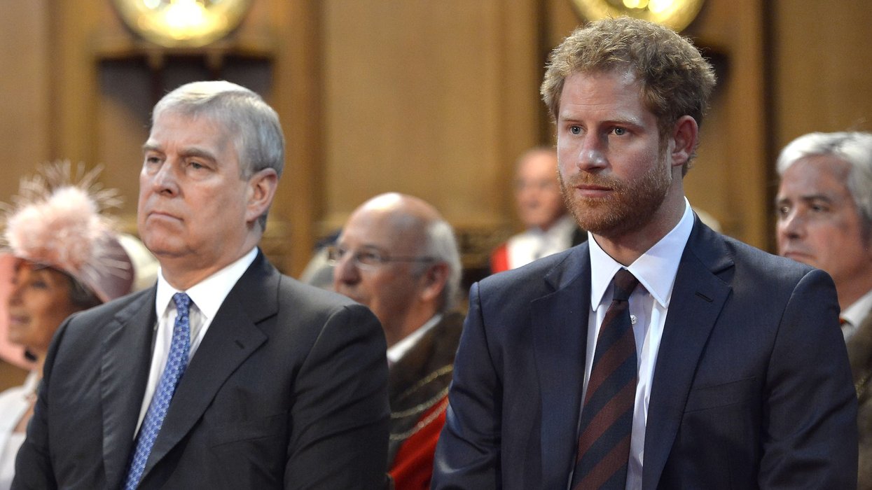 Andrew Mountbatten-Windsor and Prince Harry