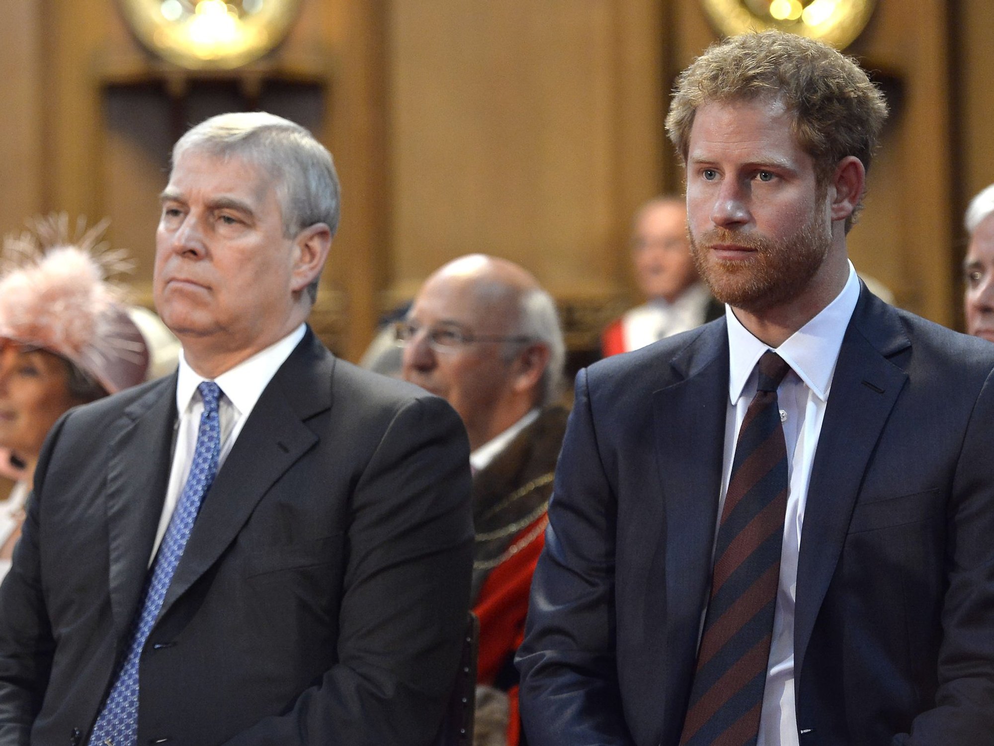 Andrew Mountbatten-Windsor and Prince Harry