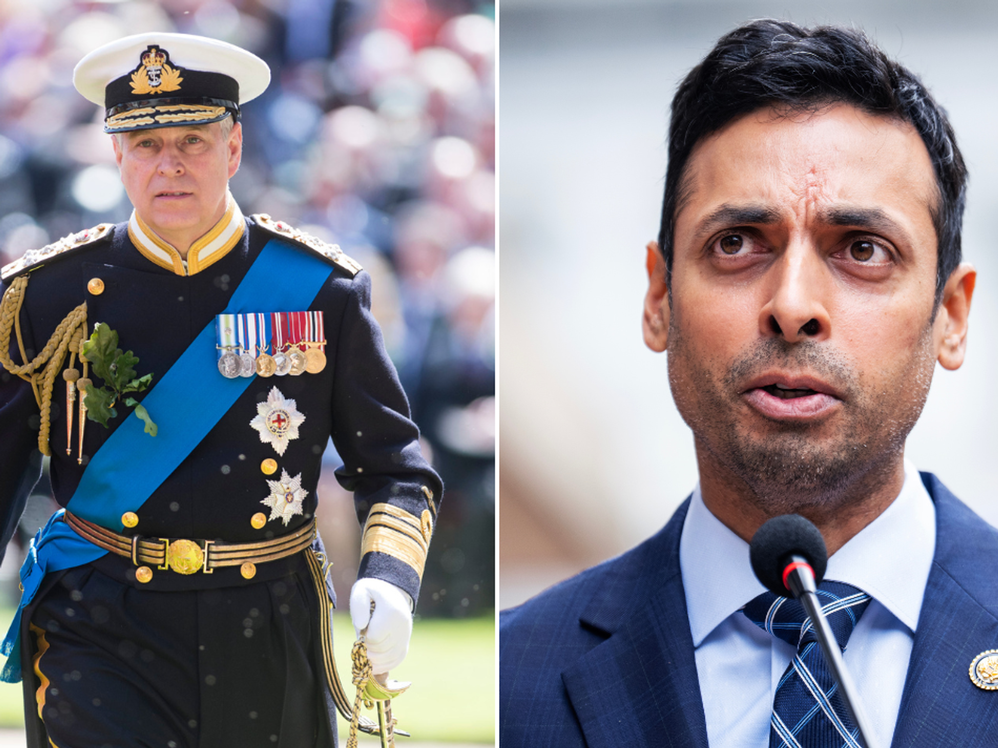Andrew Mountbatten-Windsor and Suhas Subramanyam