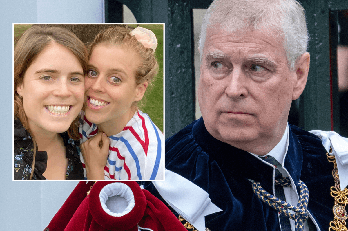 Andrew Mountbatten-Windsor, Eugenie and Beatrice