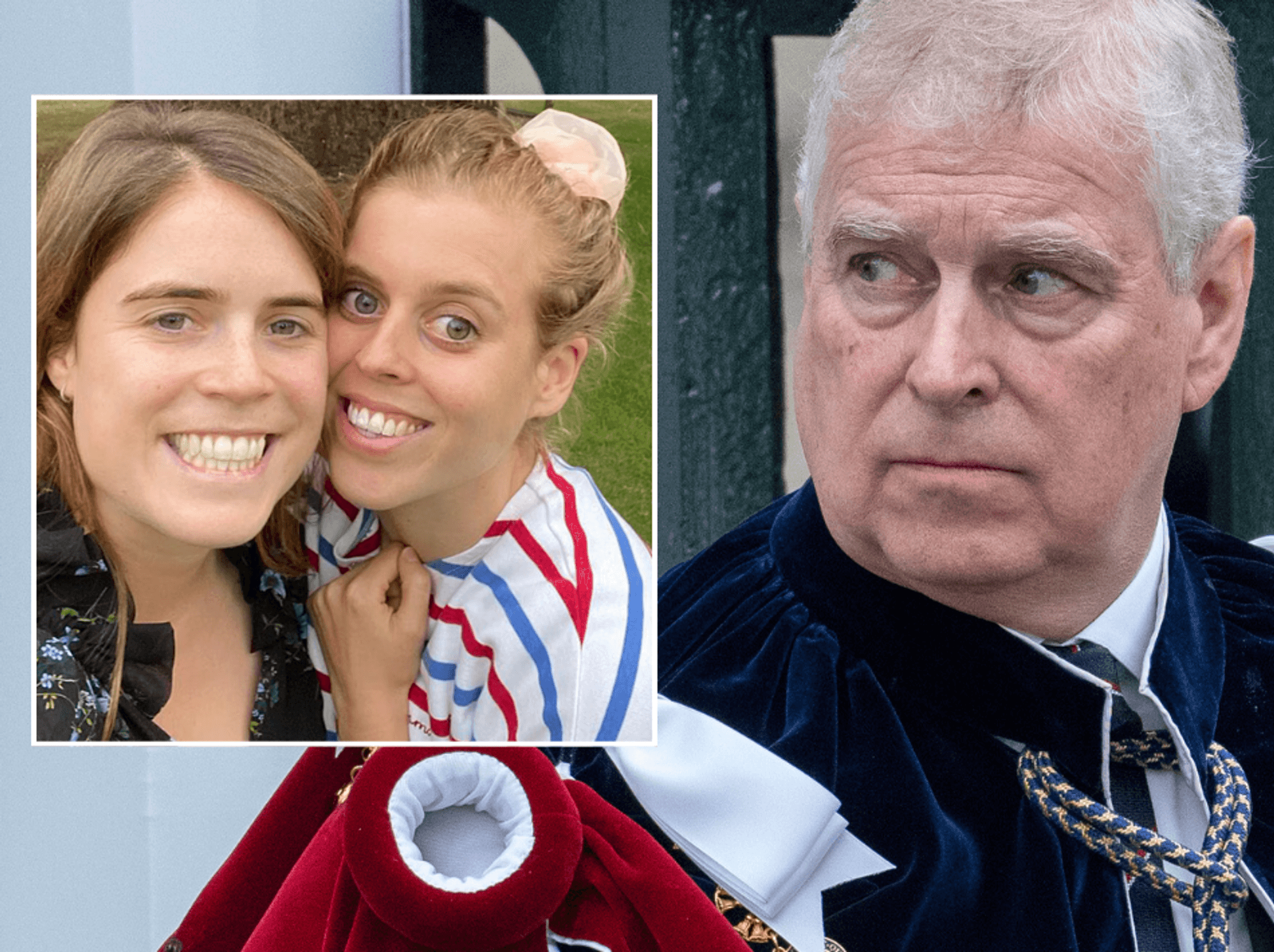 Andrew Mountbatten-Windsor, Eugenie and Beatrice