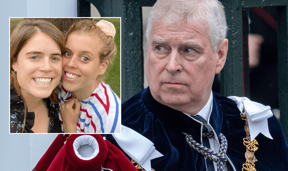 Andrew Mountbatten-Windsor, Eugenie and Beatrice