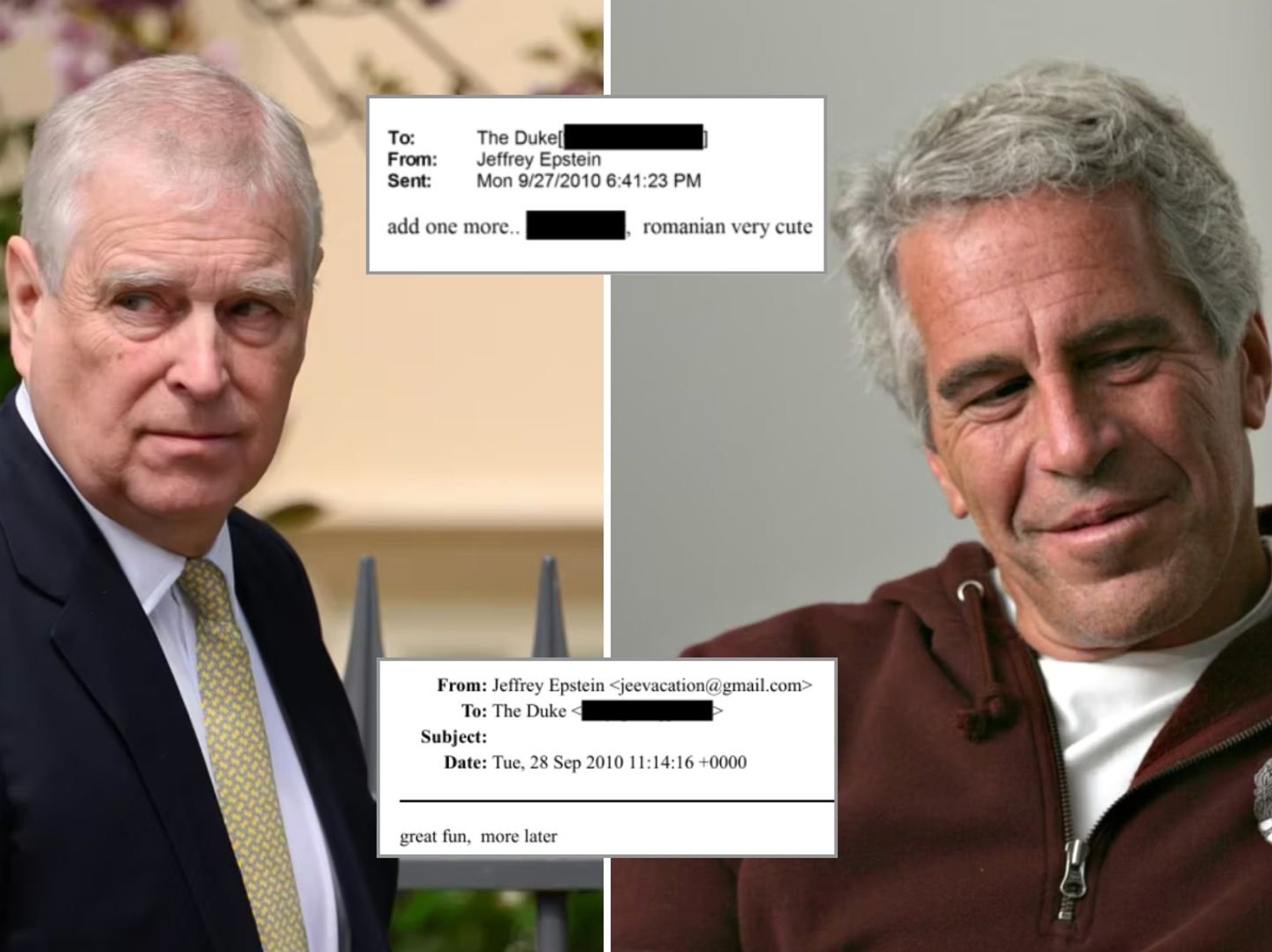 Andrew Mountbatten-Windsor, Jeffrey Epstein
