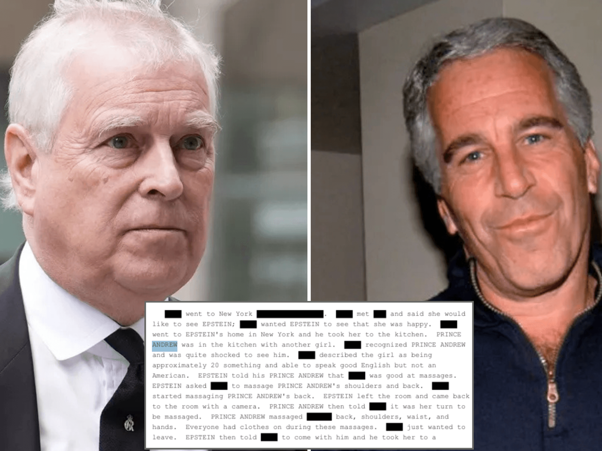 Andrew Mountbatten-Windsor, Jeffrey Epstein