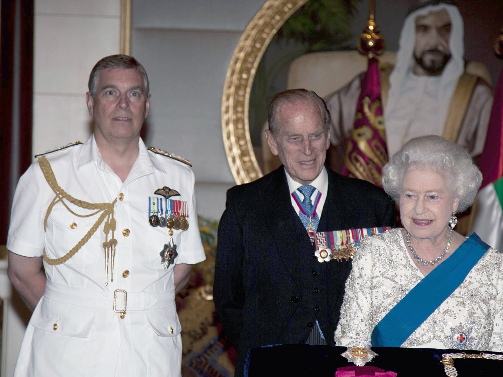 Andrew Mountbatten-Windsor, Prince Philip, Queen Elizabeth II