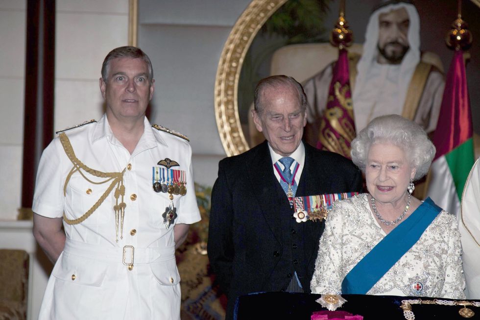 Andrew Mountbatten-Windsor, Prince Philip, Queen Elizabeth II