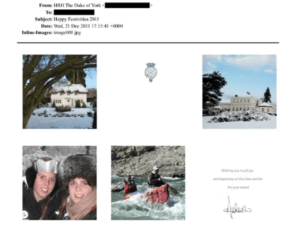 Andrew Mountbatten-Windsor, Princess Beatrice and Princess Eugenie