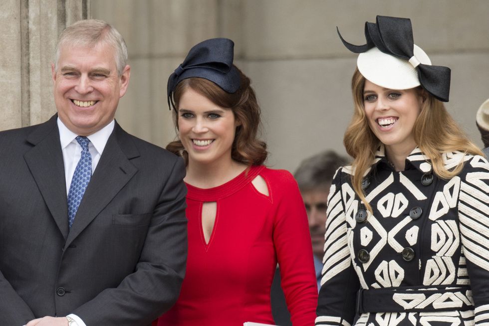 Andrew Mountbatten Windsor, Princess Eugenie, Princess Beatrice