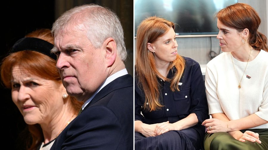Andrew Mountbatten-Windsor, Sarah Ferguson's, Princess Beatrice and Princess Eugenie