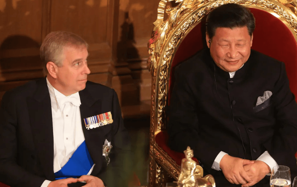 Andrew Mountbatten-Windsor, Xi Jinping