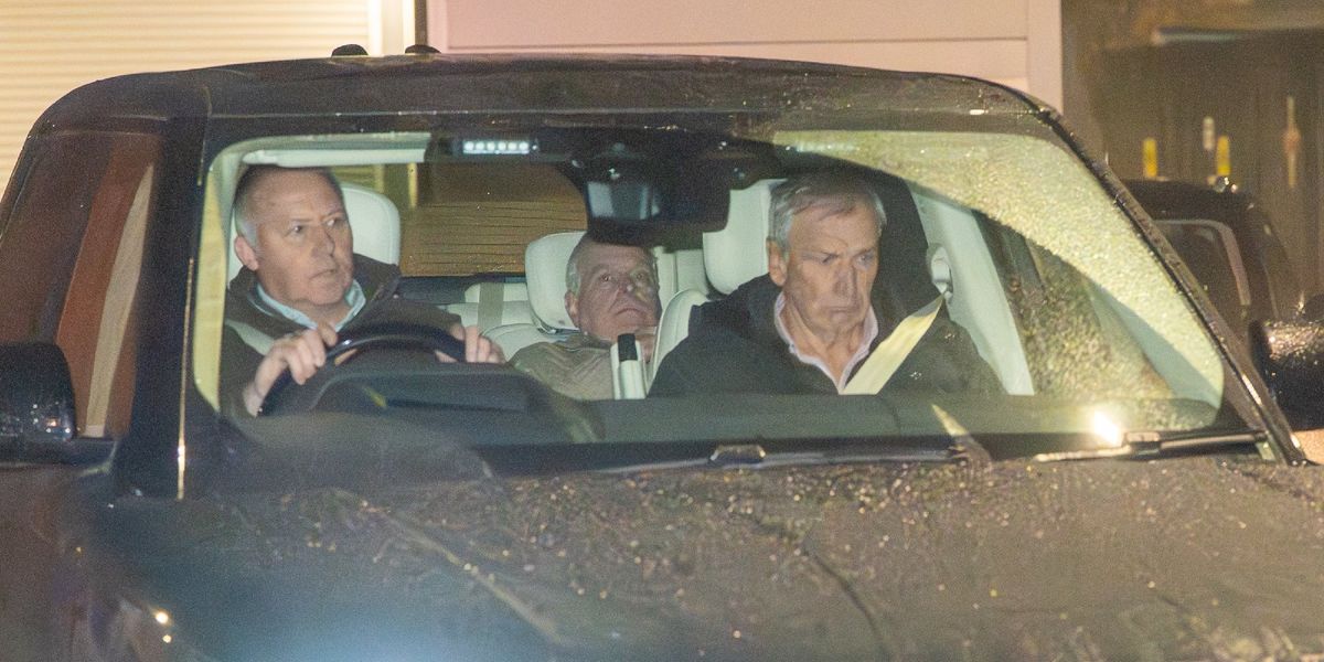 Andrew Mountbatten-Windsor seen ducking down in new pictures released following his arrest Andrew Mountbatten-Windsor seen ducking down in new pictures released following his arrest