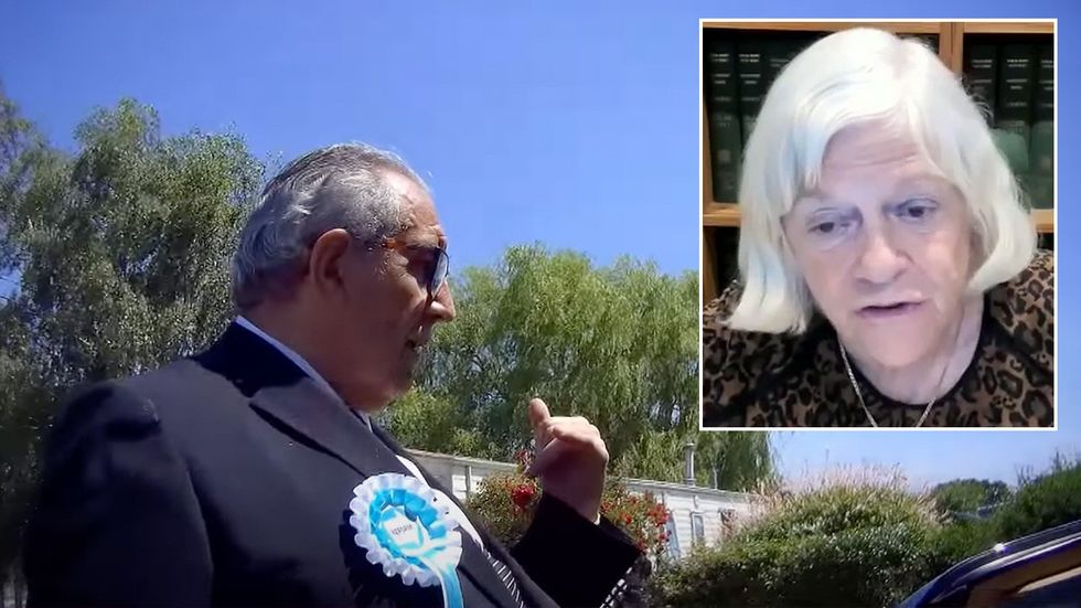 Andrew Parker and Ann Widdecombe