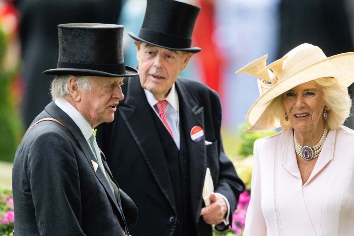Andrew Parker Bowles and Queen Camilla