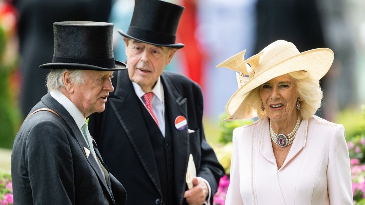Andrew Parker Bowles and Queen Camilla