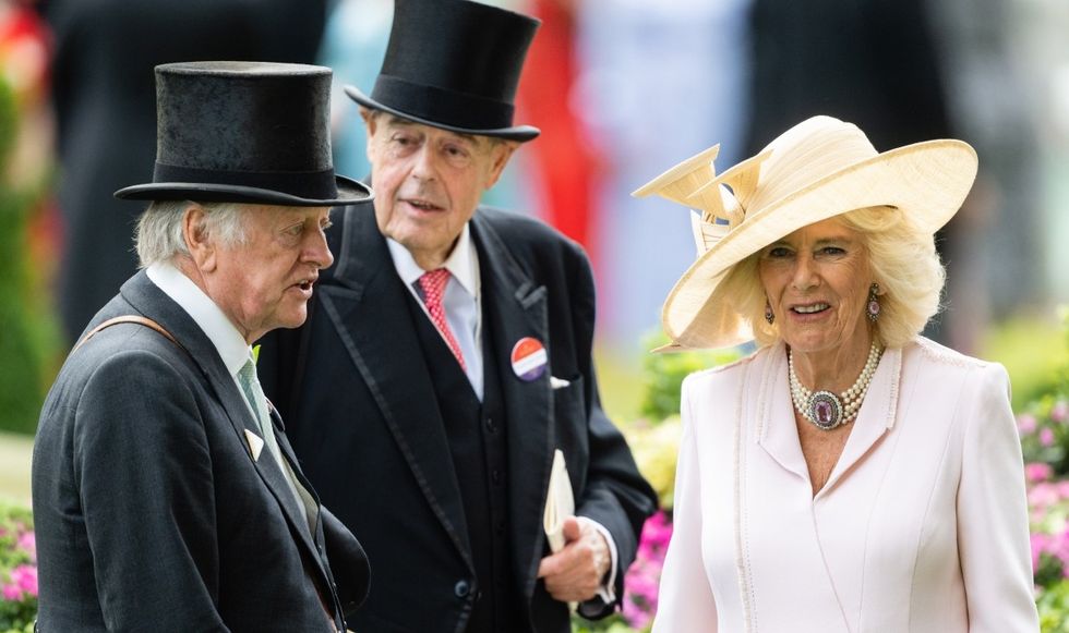 Andrew Parker Bowles and Queen Camilla