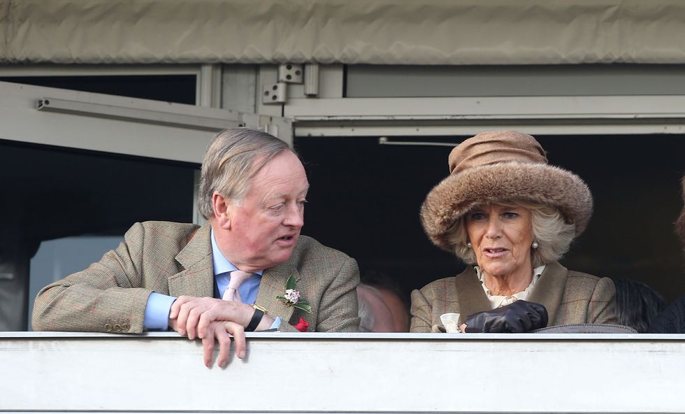 Andrew Parker Bowles and Queen Camilla