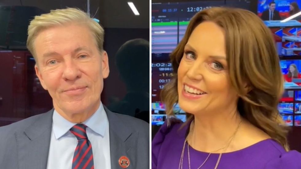 Andrew Pierce and Bev Turner in pictures