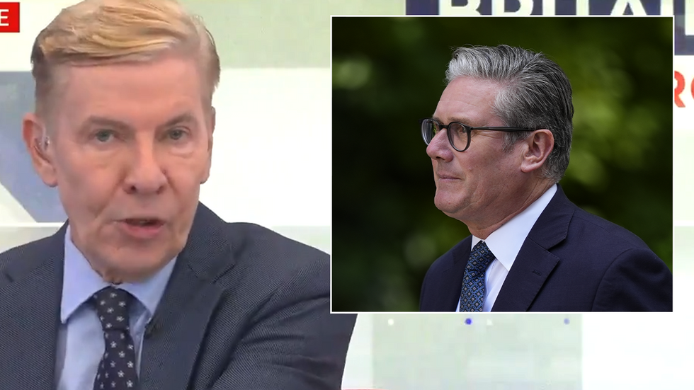 Andrew Pierce and Keir Starmer
