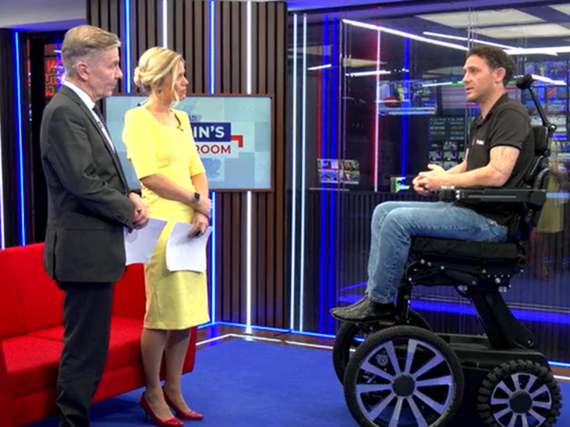 Andrew Pierce and Miriam Cates spoke to veteran Phil Eaglesham in the studio