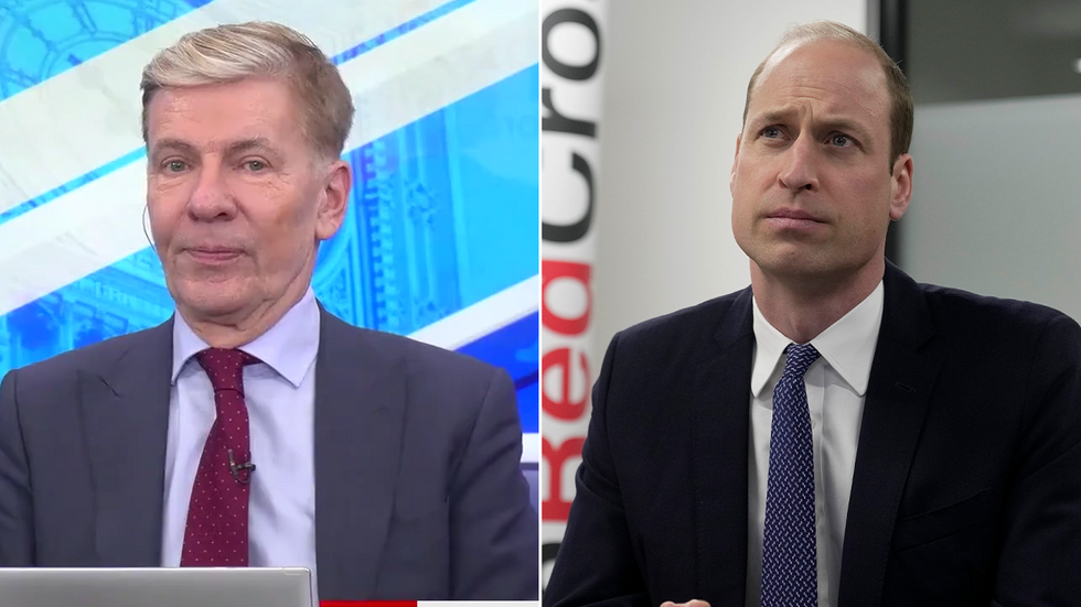 Andrew Pierce and Prince William
