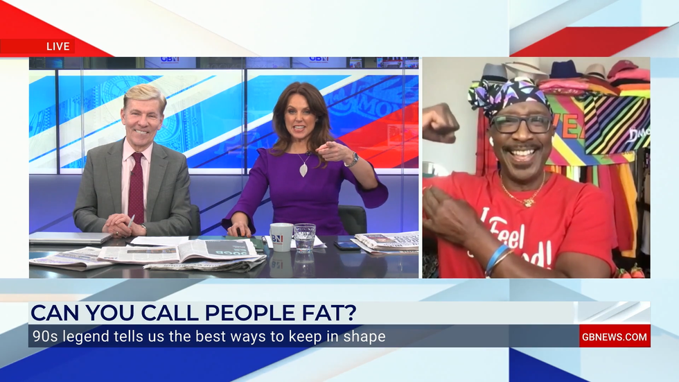 Andrew Pierce, Bev Turner and Mr Motivator