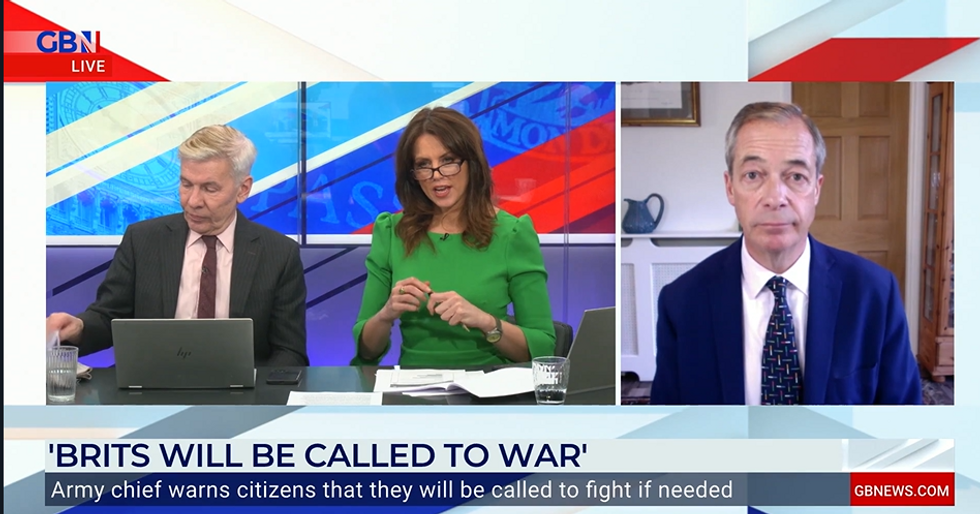 Andrew Pierce, Bev Turner and Nigel Farage