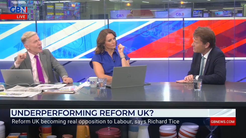 Andrew Pierce, Bev Turner and Richard Tice