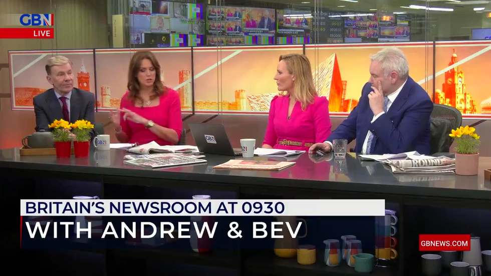 Andrew Pierce, Bev Turner, Isabel Webster and Eamonn Holmes