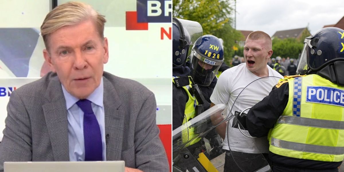 NextImg:'It is toxic masculinity!' Andrew Pierce blasts rioters as 'bored young men'
