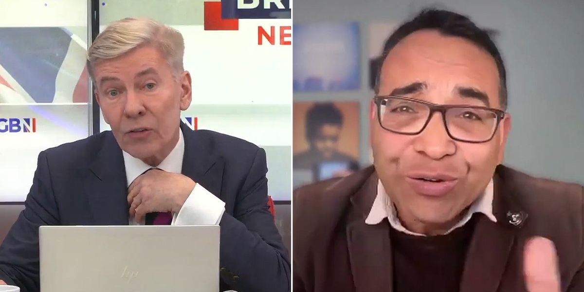 NextImg:‘Hang on!’: Tense GB News moment Andrew Pierce tears into campaigner calling for migrants to be given housing