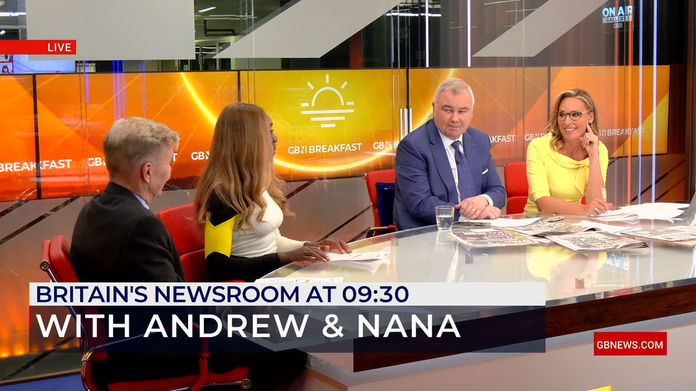 Andrew Pierce, Nana Akua, Eamonn Holmes and Isabel Webster