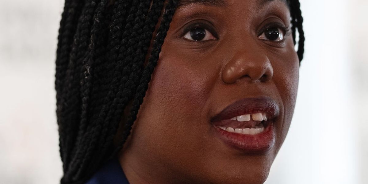 NextImg:Kemi Badenoch vows to ban migrants from using ECHR to fight deportation as Tories park tanks on Reform's lawn