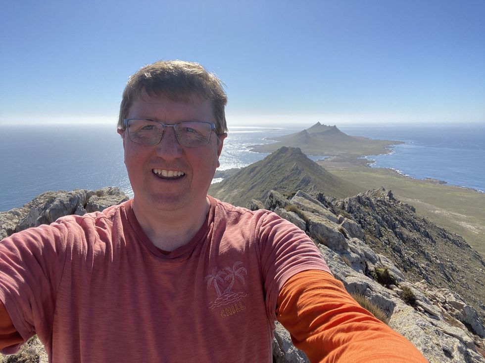 Andrew Pollard, 44, who is a sixth-generation Falkland Islander.