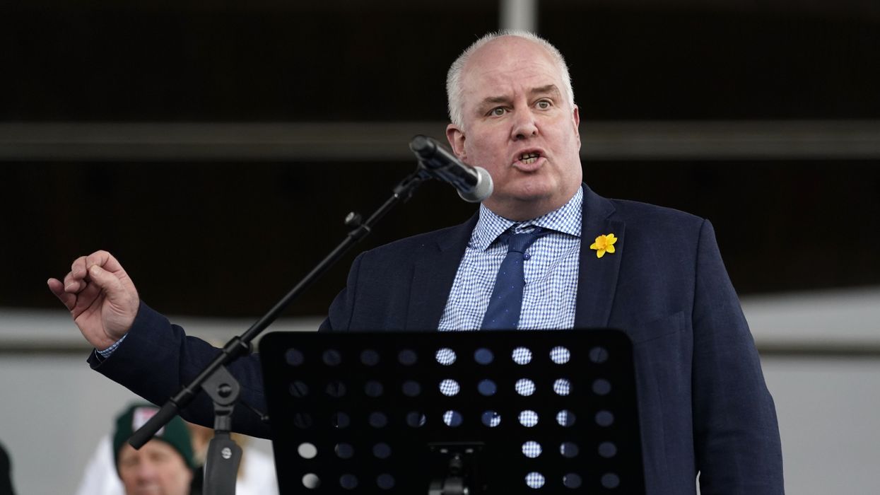 Andrew RT Davies outside the Senedd
