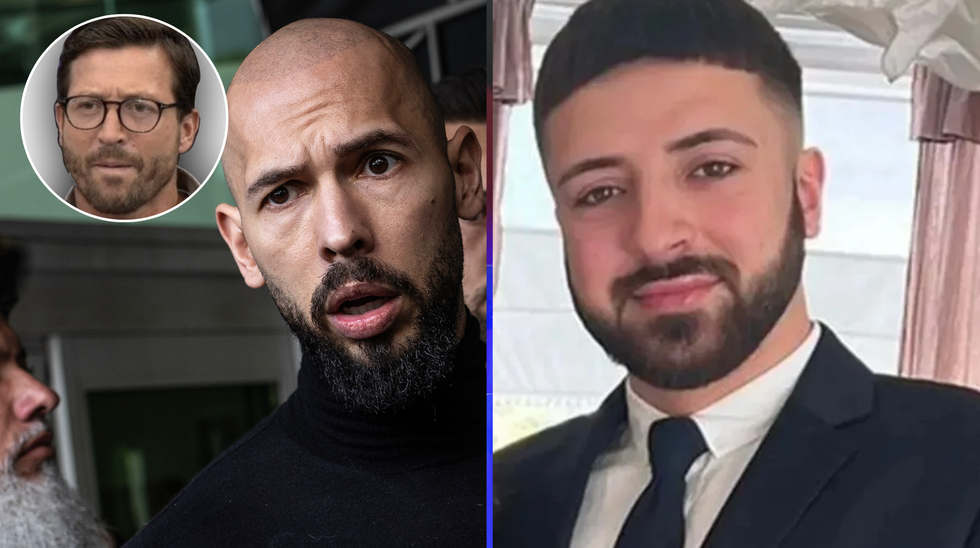 Andrew Tate (left), Kyle Clifford (right)