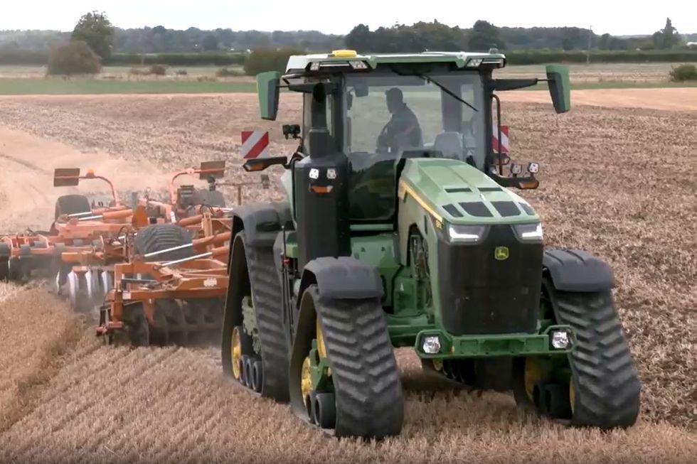 Andrew Ward MBE farms near Leadenham and has not long finished this year\u2019s combining, but when he enters his shed of Spring Barley, he\u2019s met with a troubling sight