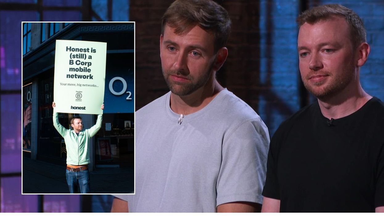 Andy Aitken and Josh Mihill on Dragon's Den