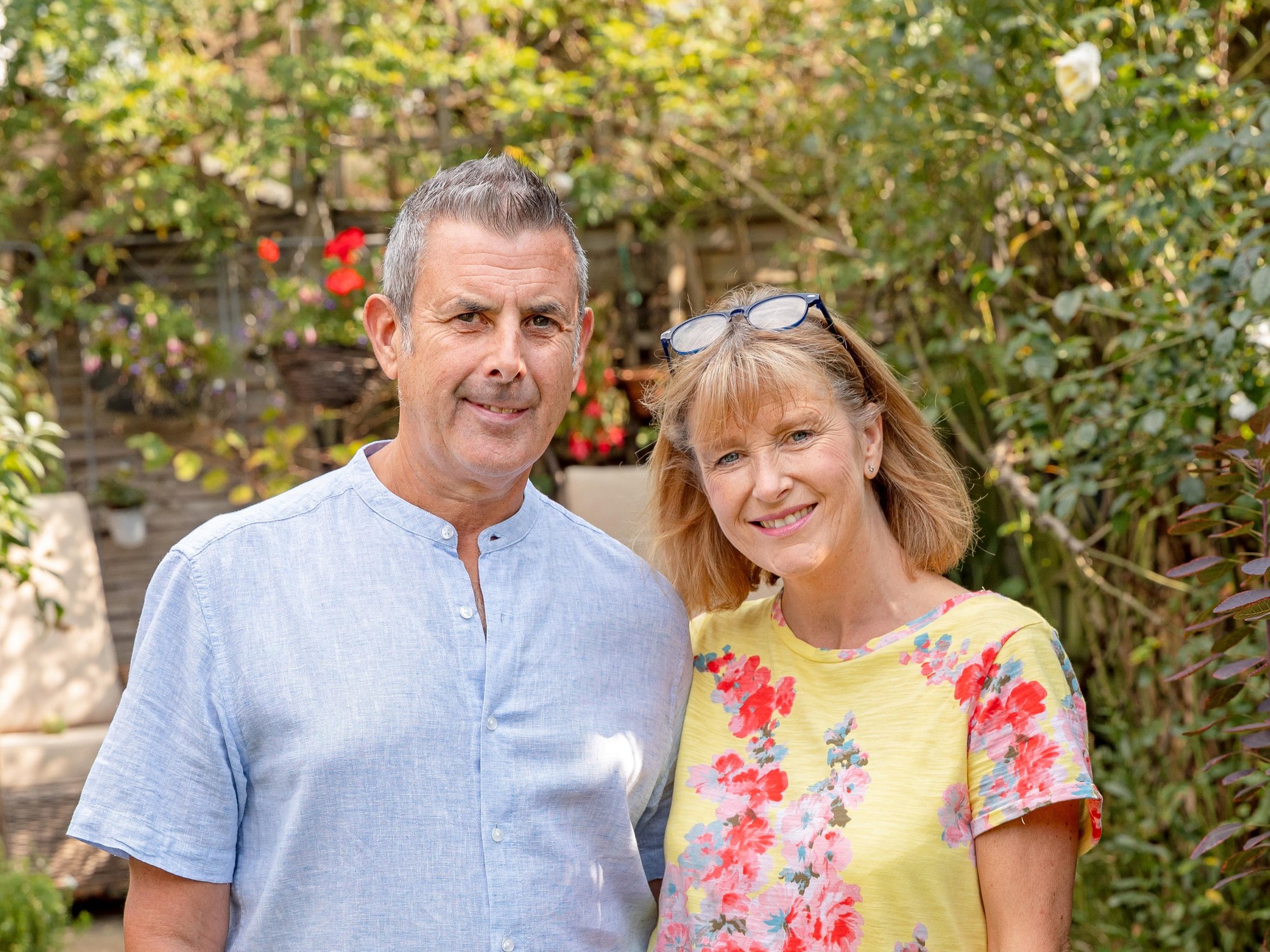Andy and Eleanor Stinchcombe, aged 61 and 54