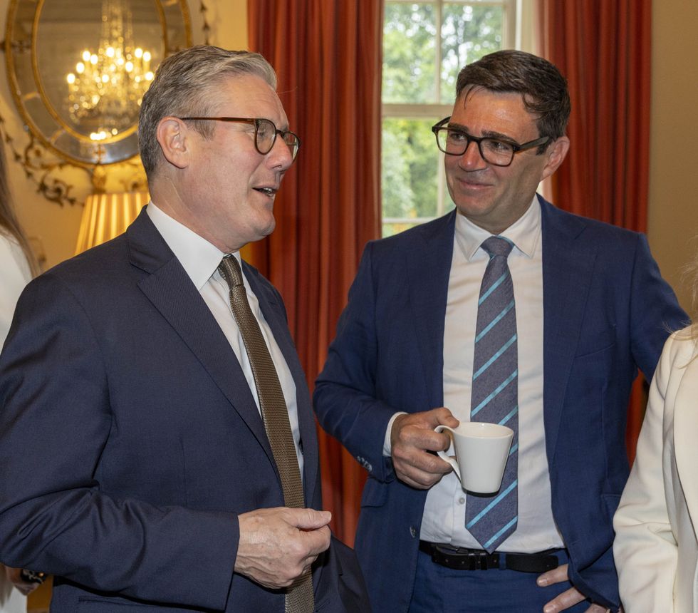 Andy Burnham and Keir Starmer
